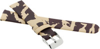 Kunstlederen riem JVD RJ7203.1 16mm, hnědý/maskáčový, kinderen