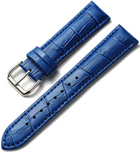 leren horlogeband Ricardo Todi, blauw V1
