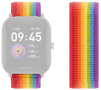 Nylon horlogeband Ricardo Madesimo 20mm, Rainbow, Quick Release