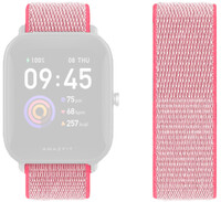 Nylon riempje Ricardo 20mm, roze V1, Quick Release