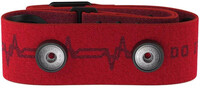 Borstriem Polar Pro Beat, rood, maat M-XXL, zonder sensor