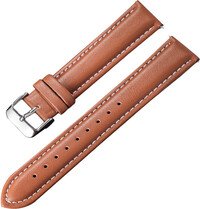 Leren horlogeband Ricardo Cagli, bruin V4, Quick Release