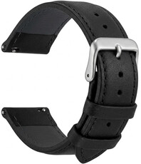Leren horlogeband Ricardo Imola, zwart V1