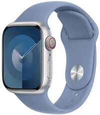 Siliconen bandje Apple (pro Apple Watch 38/40/41mm), blauw V1, maat S/M