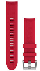 Siliconen horlogeband Garmin 22mm (voor Garmin Fenix 8/7/6 (47mm), Epix 2 aj.), rood V4, QuickFit, 010-12738-17