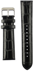 Leren horlogeband Orient UDEUXSB 22mm (voor model RA-AB00), zwart