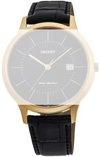 Leren horlogeband Orient UL00E011G0 18mm (voor model RF-QD00), zwart