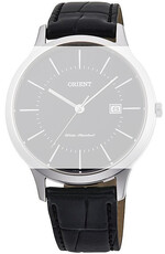 Leren horlogeband Orient UL00E011J0 18mm (voor model RF-QD00), zwart