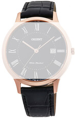 Leren horlogeband Orient UL00E011P0 18mm (voor model RF-QD00), zwart