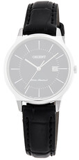 Leren horlogeband Orient UL00F011J0 14mm (voor model RF-QA000), zwart
