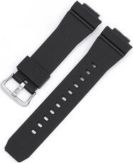 Plastic horlogeband Ricardo Latisana 16mm (voor Casio G-Shock GA-2100/GA-2110, DW-5600, GW-6900), zwart