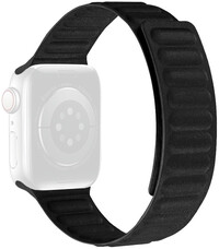 Textielen horlogeband Ricardo (voor Apple Watch 38/40/41mm), zwart, magnetisch