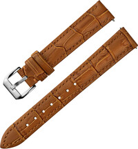 Lichtbruine leren riem Ricardo Bergamo