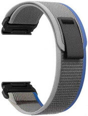 nylonový horlogeband Ricardo Carezza 26mm, Light Gray, QuickFit