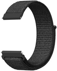 Nylon horlogeband Ricardo Zoncolan 20mm, Black, Quick Release