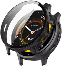 Beschermhoes (pro Garmin Venu 3), kunststof, zwart + glas