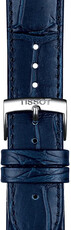 Leren riempje Tissot T852.041.534 20mm, blauw, Quick Release