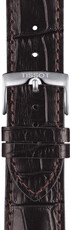 Leren riempje Tissot T852.041.655 22mm, bruin, Quick Release