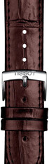 Leren riempje Tissot T852.043.013 20mm, bruin, Quick Release