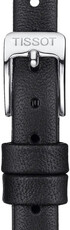 Leren riempje Tissot T852.043.159 9mm, zwart, Quick Release