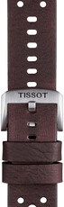Leren riempje Tissot T852.046.777 22mm, bruin, Quick Release