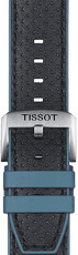 Leren horlogeband Tissot T852.046.785 22mm, zwart, Quick Release