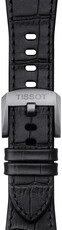 Leren horlogeband Tissot T852.047.562 (voor model Tissot PRX 40mm), zwart, Quick Release