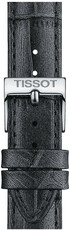Leren horlogeband Tissot T852.047.924 16mm, grijs, Quick Release