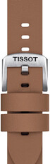 Leren horlogeband Tissot T852.048.213 18mm, bruin, Quick Release