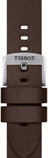 Leren riempje Tissot T852.048.215 20mm, bruin, Quick Release