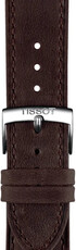 Leren riempje Tissot T852.049.057 20mm, bruin, Quick Release
