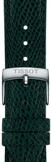 Leren riempje Tissot T852.049.061 18mm, groen, Quick Release