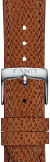 Leren horlogeband Tissot T852.049.063 18mm, bruin, Quick Release