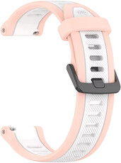 siliconen horlogeband Ricardo Bormio 18mm, Beige, Quick Release
