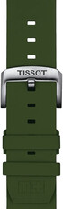 Siliconen bandje Tissot T852.047.177 22mm, groen, Quick Release