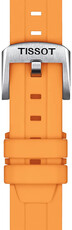 Oranje siliconen band Tissot T852.047.452