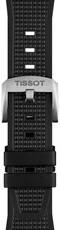 Siliconen bandje Tissot T852.048.462 (voor het model Tissot PRX 40mm), zwart, Quick Release