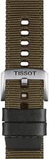Textiel bandje Tissot T852.046.756 22mm, groen, Quick Release