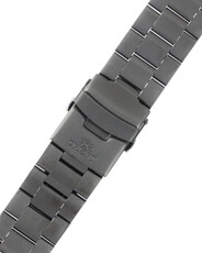 Roestvrijstalen horlogeband Orient PDEKY0Z 23mm (voor model TT11), zwart