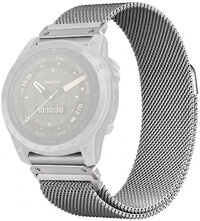 roestvrijstalen horlogeband Ricardo Champoluc 22mm, Silver, QuickFit