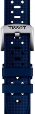 rubberen horlogeband Tissot T852.049.963 20mm, blauw, Quick Release