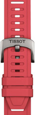 Siliconen bandje Tissot T852.049.243 21mm, rood, Quick Release
