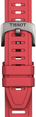 Siliconen band Tissot T852.049.247 21mm, rood, maat XS