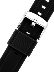 rubberen horlogeband Morellato Moon 6060556.019 M, zwart, Quick Release