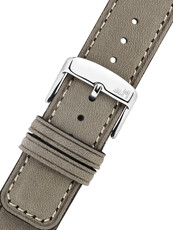 Lederen riem Morellato Coubert 6021C38.125 M, grijs, gerecycled materiaal