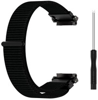 Nylon horlogeband Ricardo Ravascletto (voor Amazfit T-Rex 2), Black, Quick Release, + accessoires voor vervanging, 261114