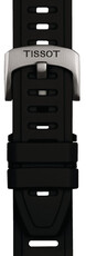 Siliconen horlogeband Tissot T852.049.249 21mm, zwart (maat XS), Quick Release