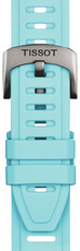 Siliconen horlogeband Tissot T852.049.329 21mm, blauw, Quick Release