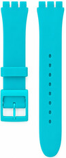 Siliconen horlogeband Ricardo Barletta 19mm (voor Swatch), turkoois