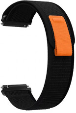 nylonový horlogeband Ricardo Carezza 20mm, Black, Quick Release